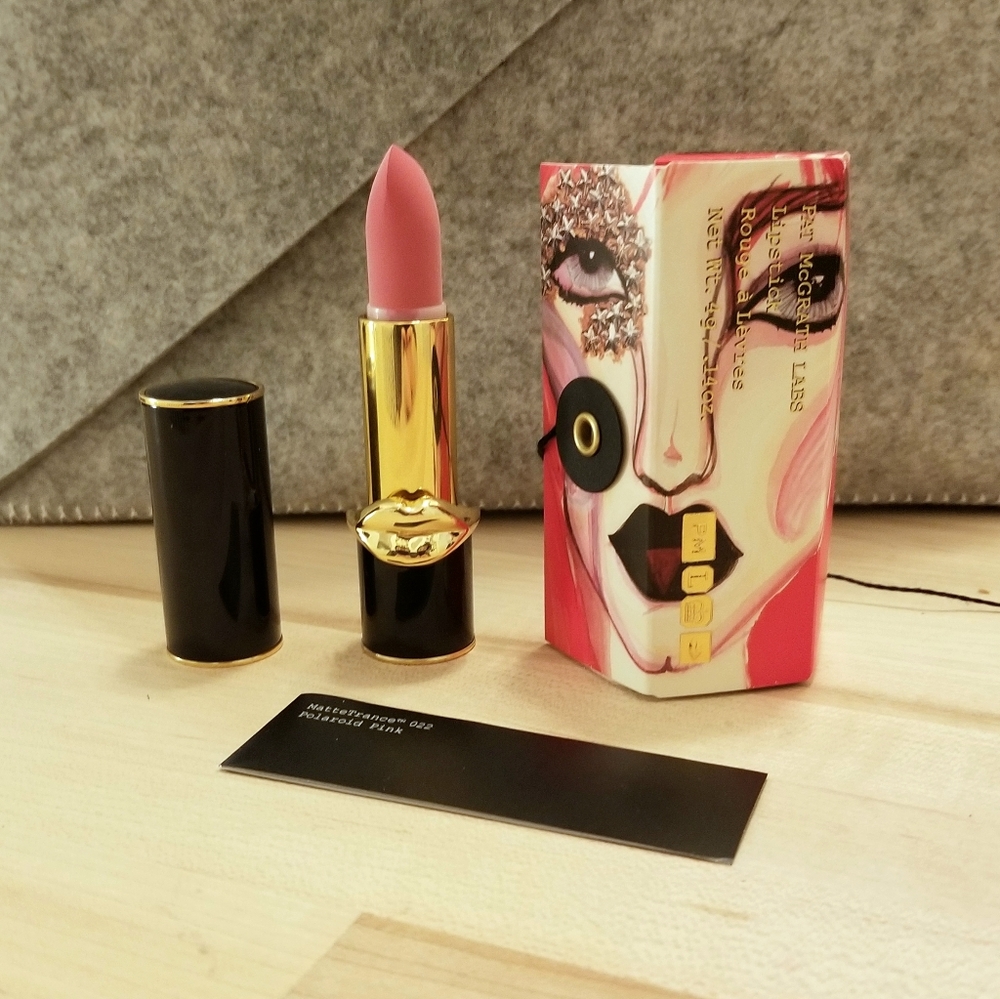 NWT Pat McGrath Polaroid Pink MatteTrance Lipstick